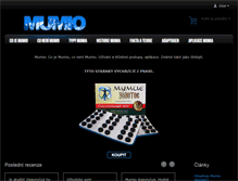 Tablet Screenshot of mumio.cz